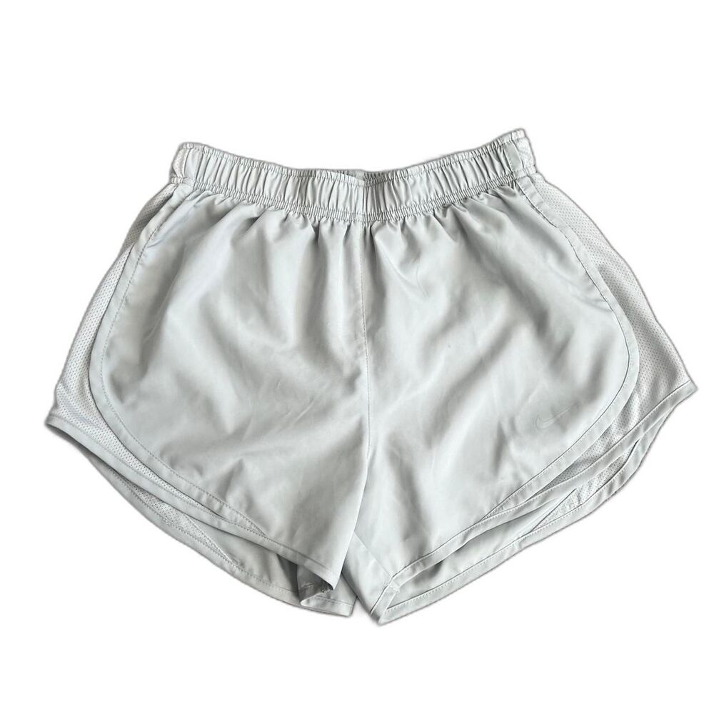 Nike Dri-Fit running shorts light gray athletic